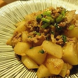 ささっと出来ちゃう★豚肉と大根の中華風甘辛炒め煮。